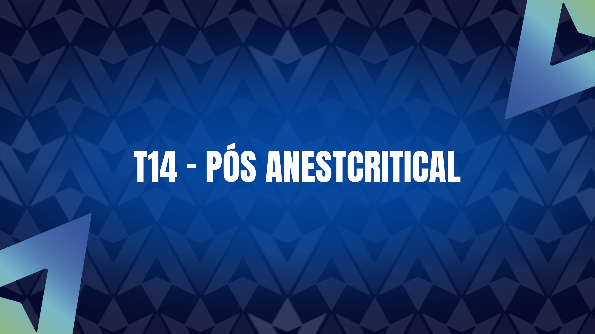 T14-ANESTCRITICAL CAMPINAS