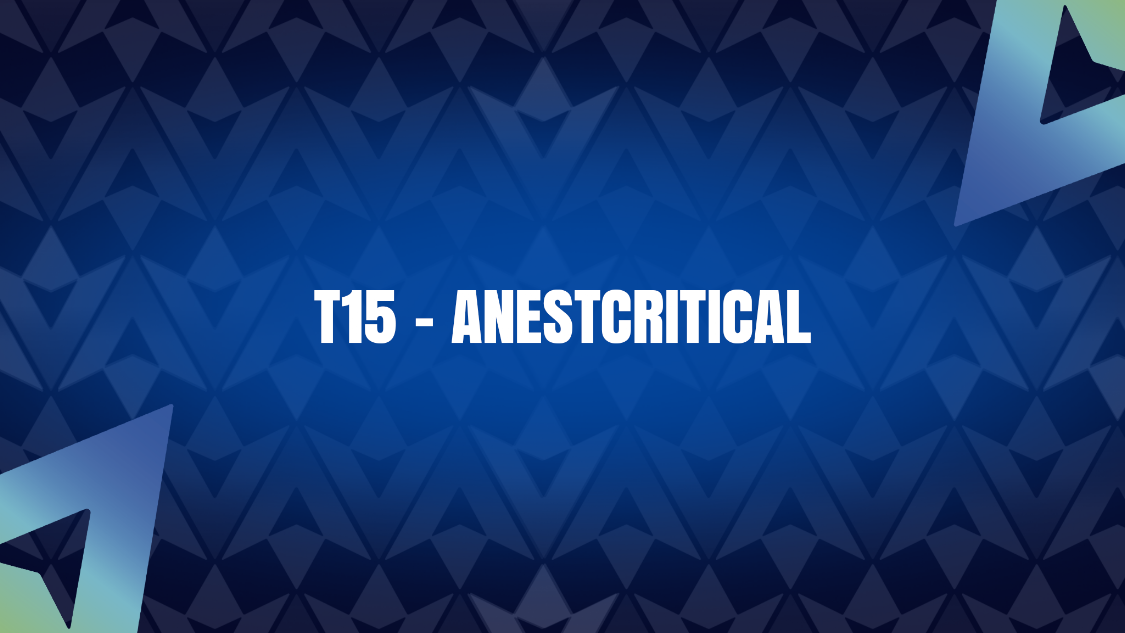 T15-ANESTCRITICAL CAMPINAS